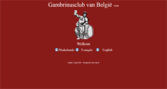 Desktop Screenshot of gambrinusclub.be
